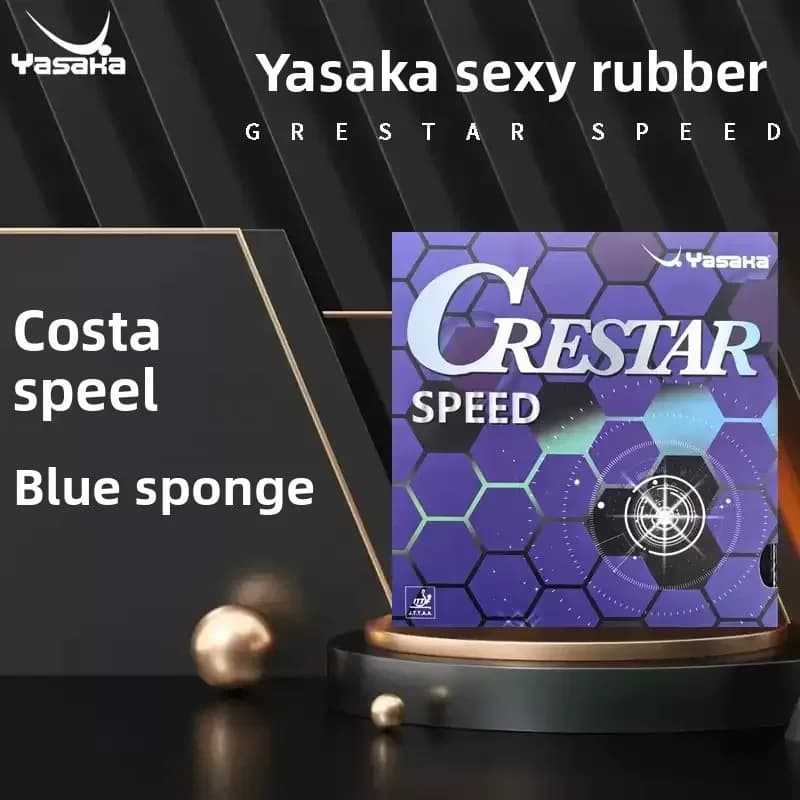 YASAKA CRESTAR PRO SPEED table tennis rubber tacky non tacky speed for table tennis racket ping pong