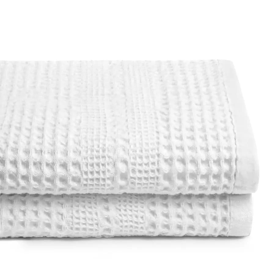 Asciugamani a Nido d'Ape per Bagno, 100% Cotone ad Asciugatura Rapida, Grandi Asciugamani da Bagno, Assorbenti e Leggeri per Viaggi