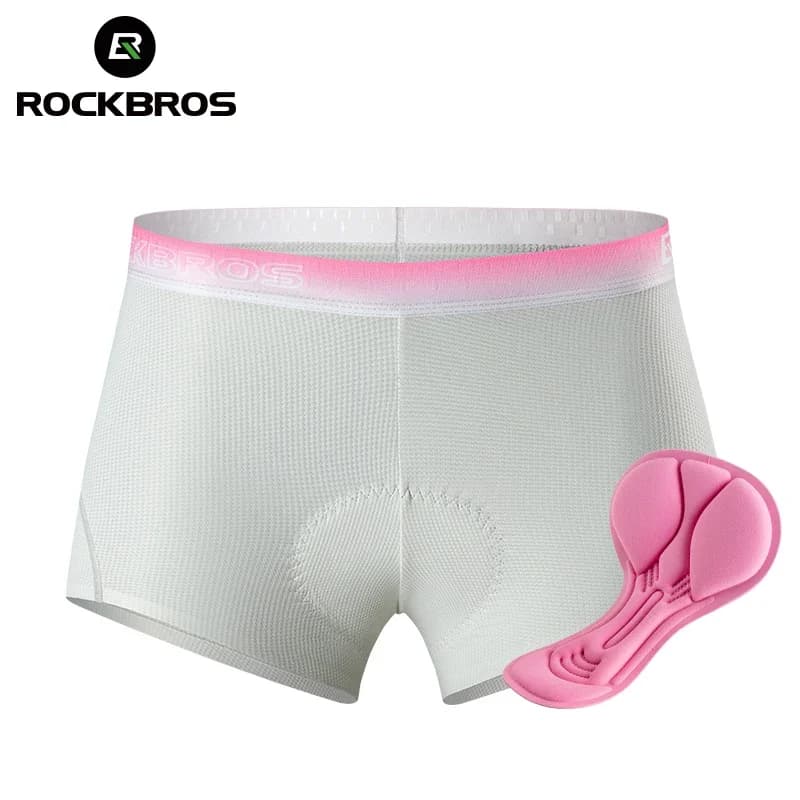 ROCKBROS Women's Underwear Cycling Shorts Breathable Bike Shorts Shock-resistant padded for riding bikes
