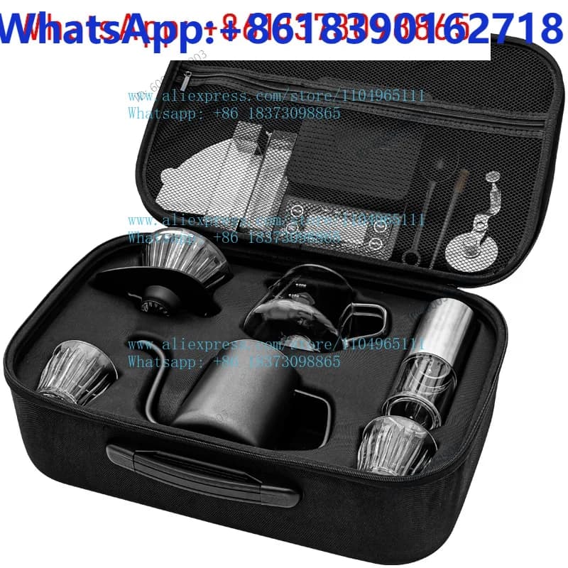 9 or 12 pieces Arabic coffee machine with kettle, hand machine, ceramic drip coffee machine