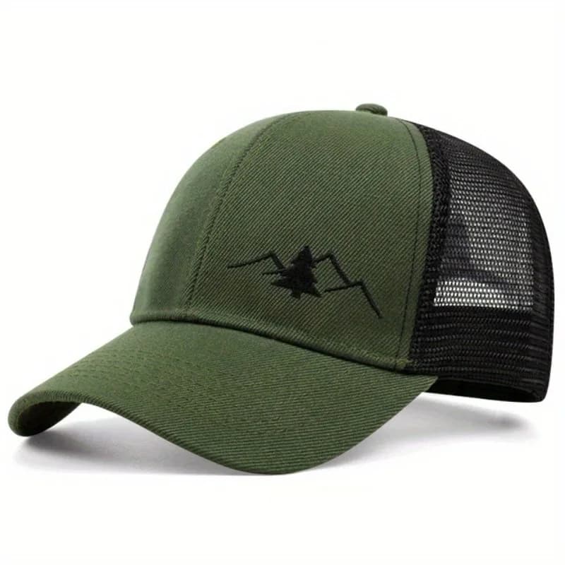 Nuovo cappello da baseball Cappello a rete da uomo all'aperto Moda sportiva Parasole Cappello con lingua d'anatra Cappello per protezione solare traspirante