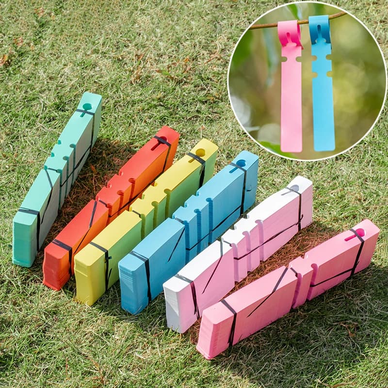 100-200 Pezzi Etichette Impermeabili per Piante, Cartellini in Plastica da Appendere, Strumenti per Giardinaggio, Forniture per Vasi e Fioriere