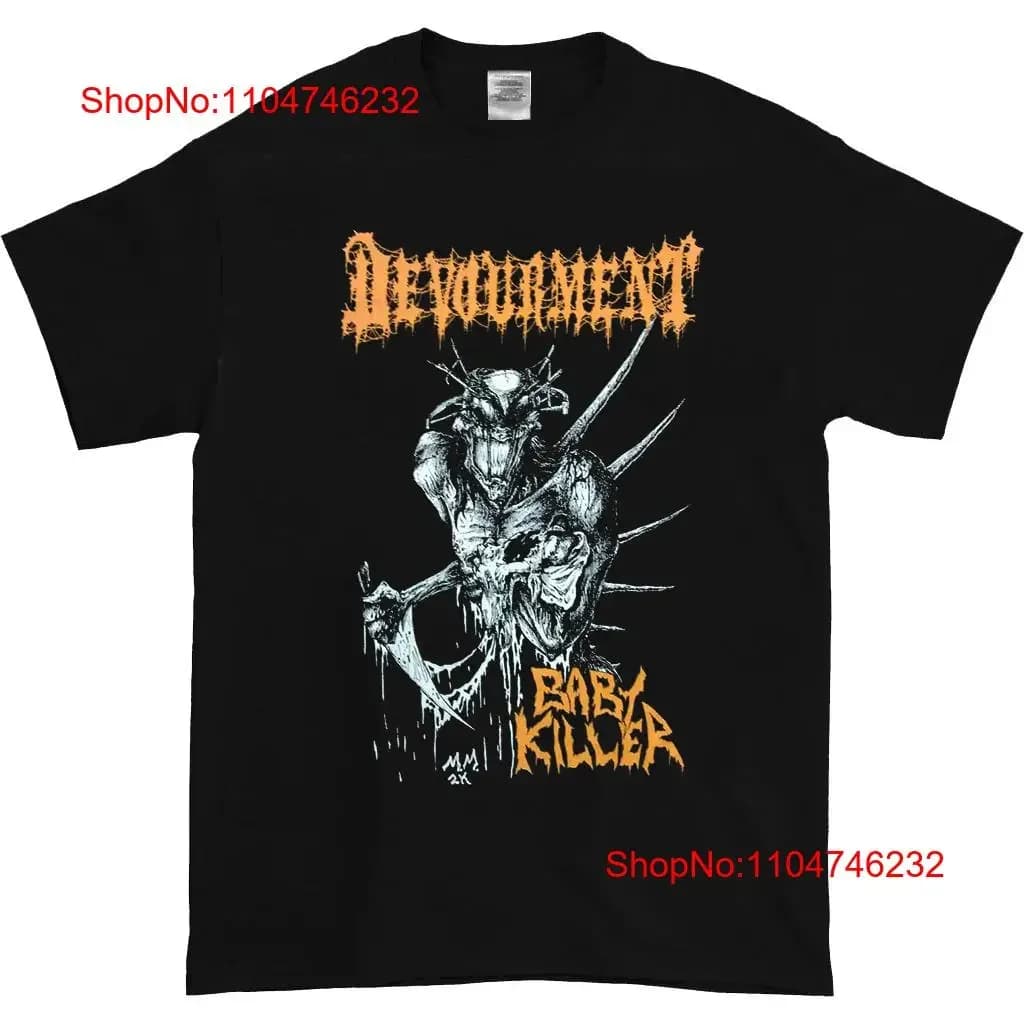 Devourment Band Baby Killer T Shirt in cotone nero Taglia S 5XL vintage lavato moda traspirante Casual allungato homme leggermente