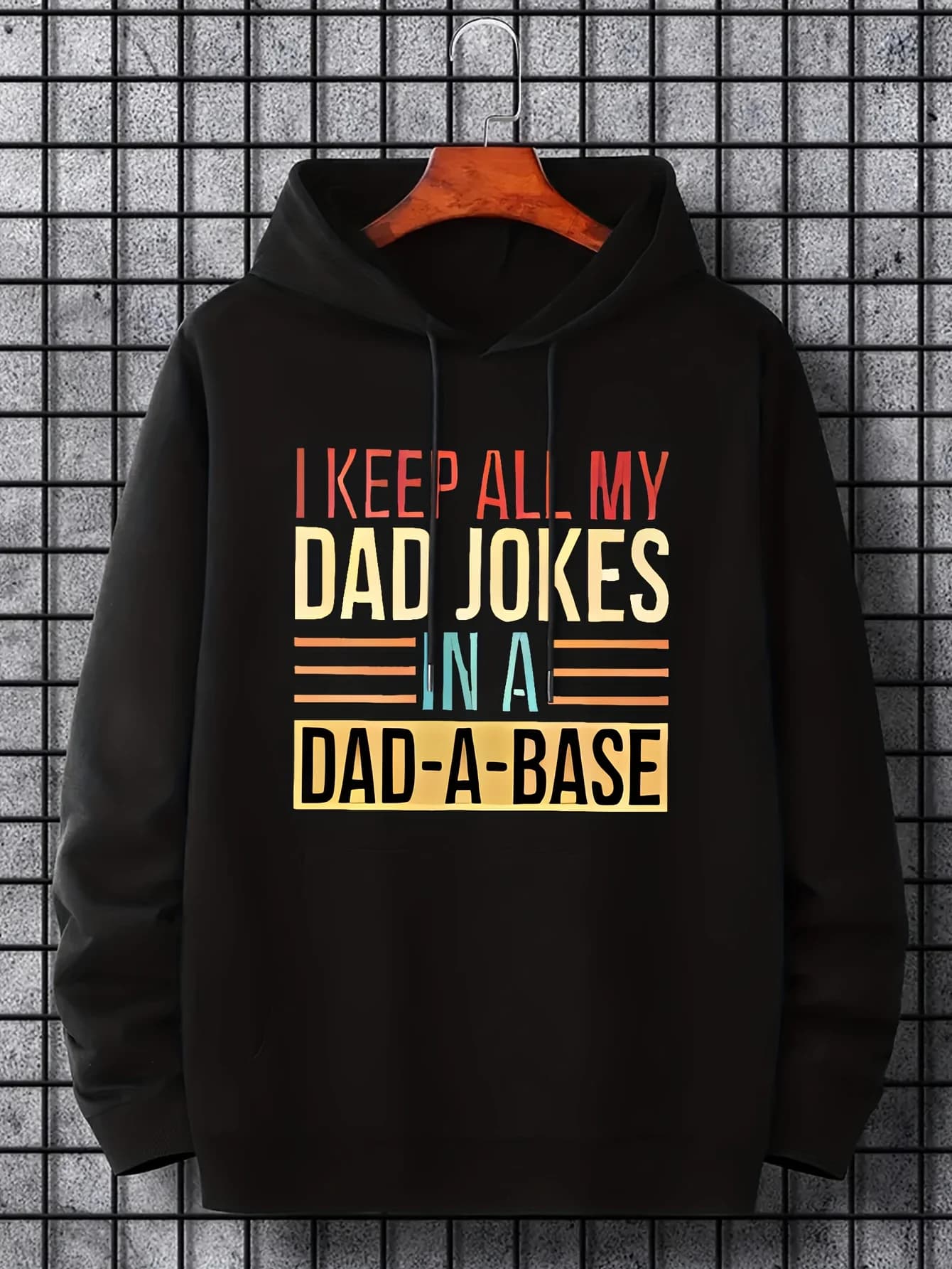 Felpa con cappuccio con stampa divertente - Felpe con cappuccio Keep My Dad Jokes da uomo - Felpa con cappuccio pullover casual per la primavera autunno