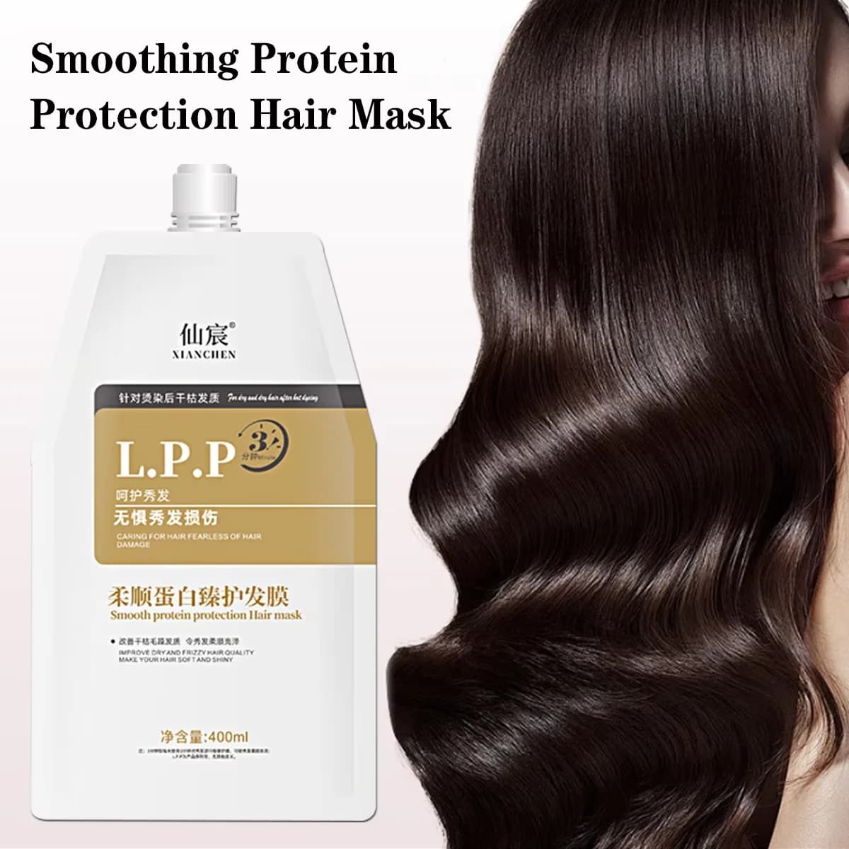Keratin hair mask, damage repair, crespi hair mask, smoothing and ironing mask, scalp treatment, bright hair care