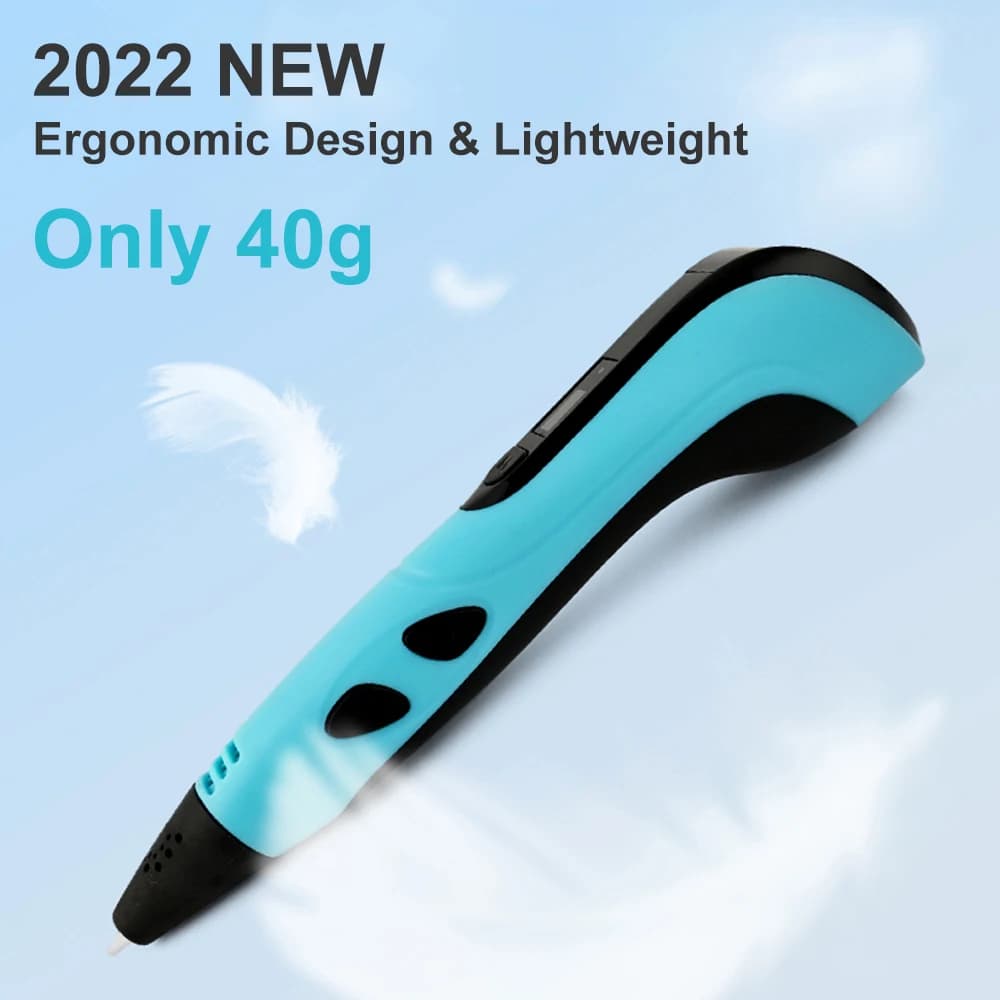 3D Pen for Kids Creative Toy 3D Printing Pen DIY Type-C Rechargeable 3D Pens Set with 200 M PLA Filament for Kids Gift