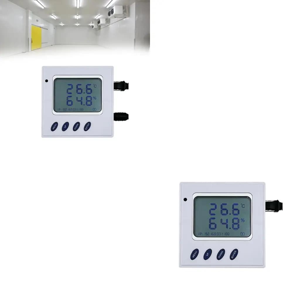 Ethernet Display Climate Monitor for Indoor Cabinet Reading Use high quality