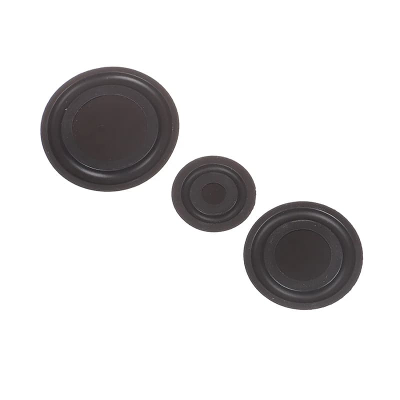 2 Pezzi Radiatore Passivo in Gomma per Basso, Membrana a Vibrazione per Woofer 30MM 40MM 50MM