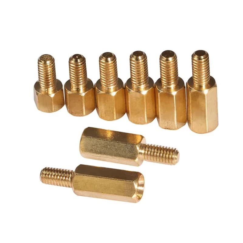 Hex Brass Male Female Motherboard Standoff Copper Mount M2 M2.5 M3 M4 Board Rack Stud Threaded Pillar PCB Column Spacer Screw
