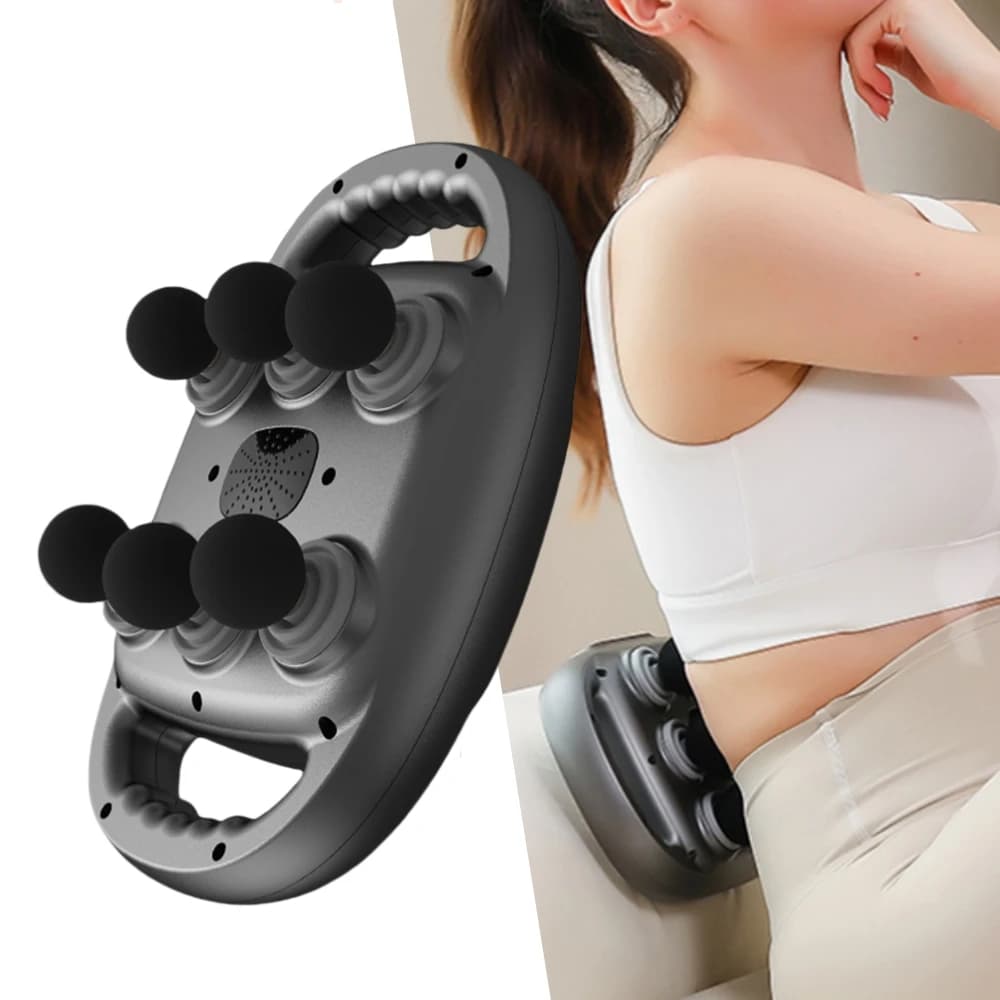 6 Head Muscular Massage Gun High Frequency Vibration Deep For Muscle Relaxation Massage Collo and Life Professional Fitness Exercise