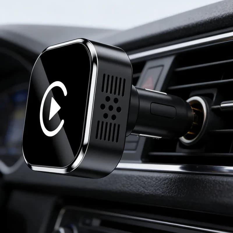 Wireless Carplay Adapter 2in1, Smart Box for Connected Auto, Android Carplay Box