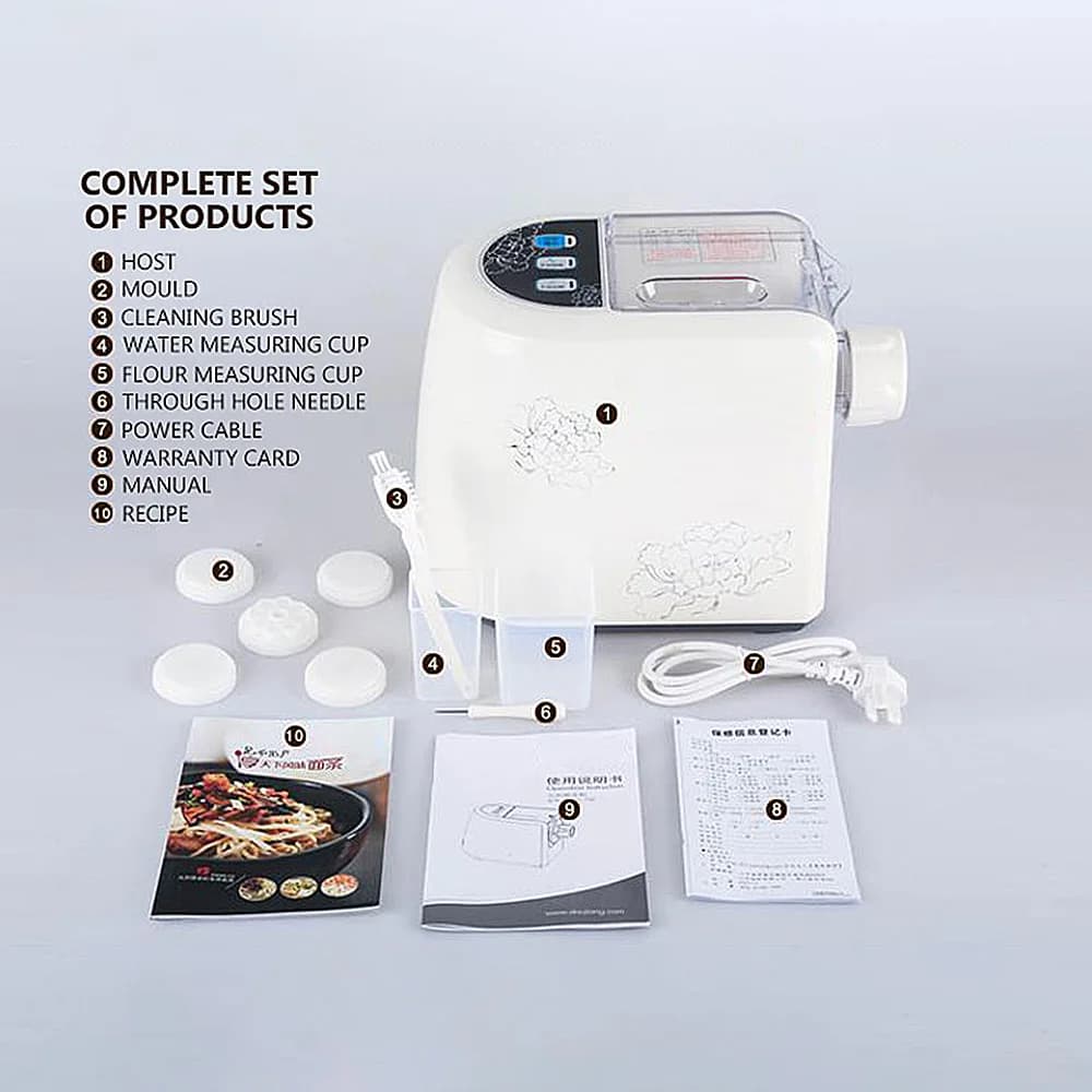 Fully Automatic Electric Noodle Kneading Machine Pasta Maker Processor Machine