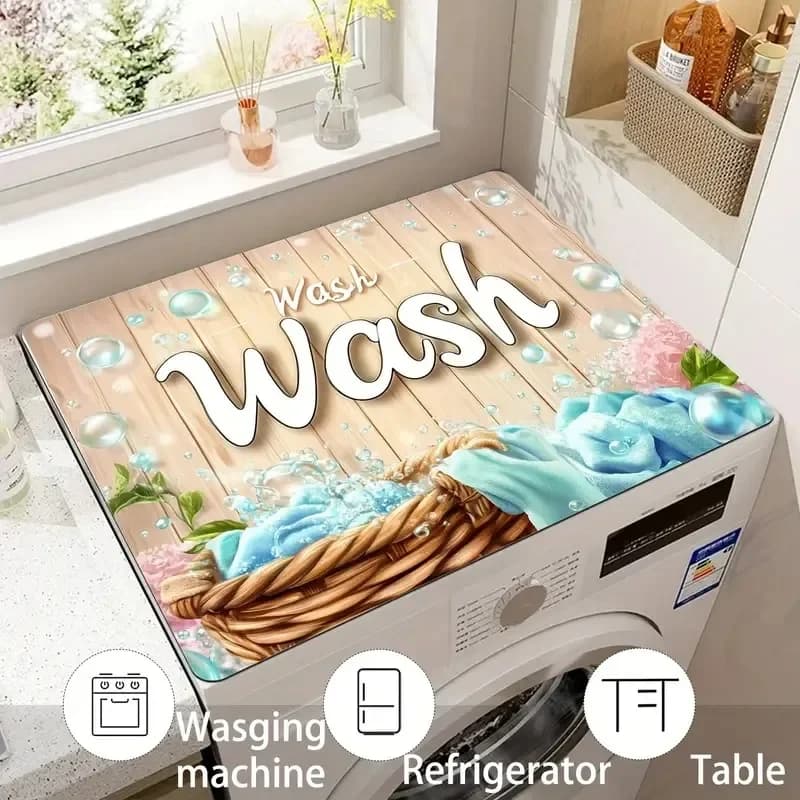 Protective Mat for Washer and Dryer Modern Fashion Mud Mat Diatomee Laundry Decoration Exhaust Mat Table
