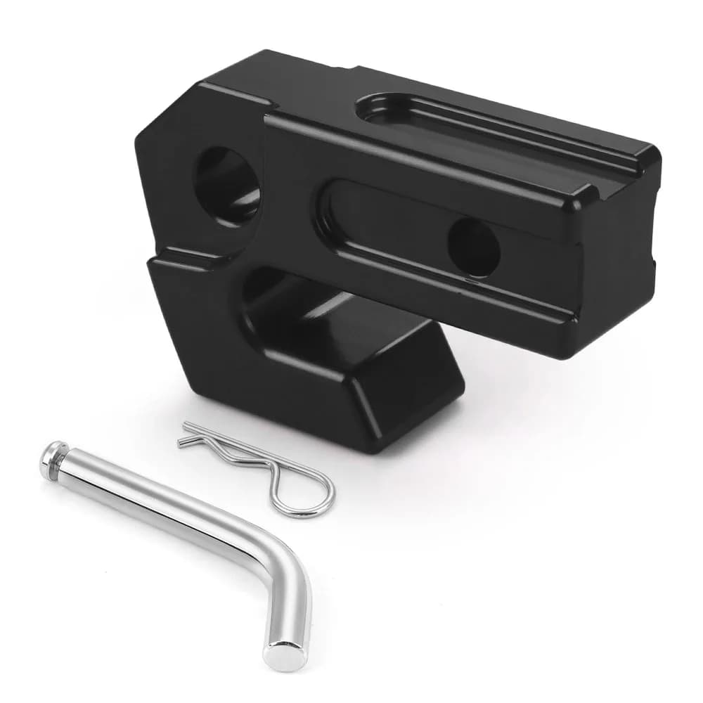 Protezione antiscivolo per ricevitore gancio di traino da 2" 45000 libbre per anello a D da 3/4" o manillo morbido per camion fuoristrada Recupero traino SUV