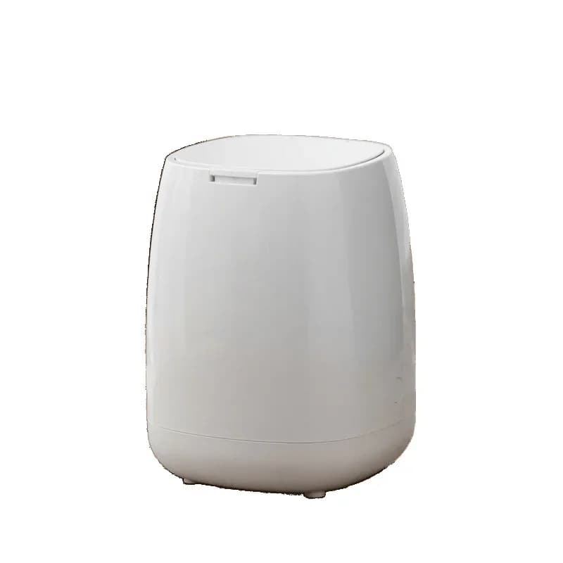 Cestino per rifiuti nordico semplice e pratico per soggiorno e camera da letto, cestino creativo per cucina e bagno, grande cestino con coperchio.