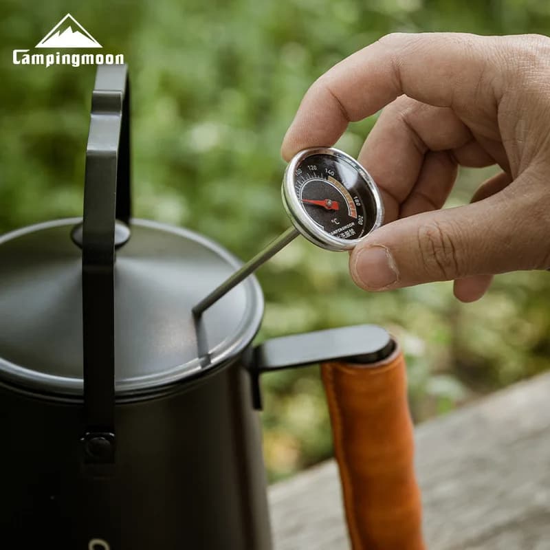 CAMPINGMOON WD-200 Termometro da Cucina di Precisione in Acciaio Inox 304 per BBQ, Olio, Acqua e Cottura