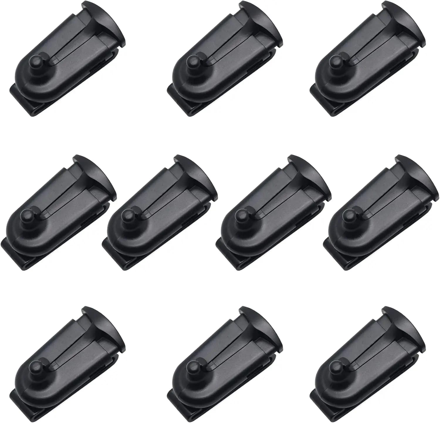Clip da Cintura NTN9392B per Walkie Talkie, Ricambio per Radio Motorola SX600 T5320 T5428 T6200 T5720 MS350R FV500, Confezione da 10 Pezzi