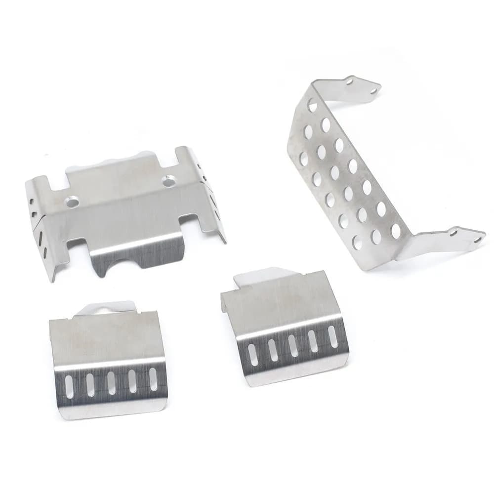 Piastra paramotore protezione armatura telaio in acciaio inossidabile per parti di aggiornamento auto CROSSRC EMO X Rhinoceros X2 Lion RC