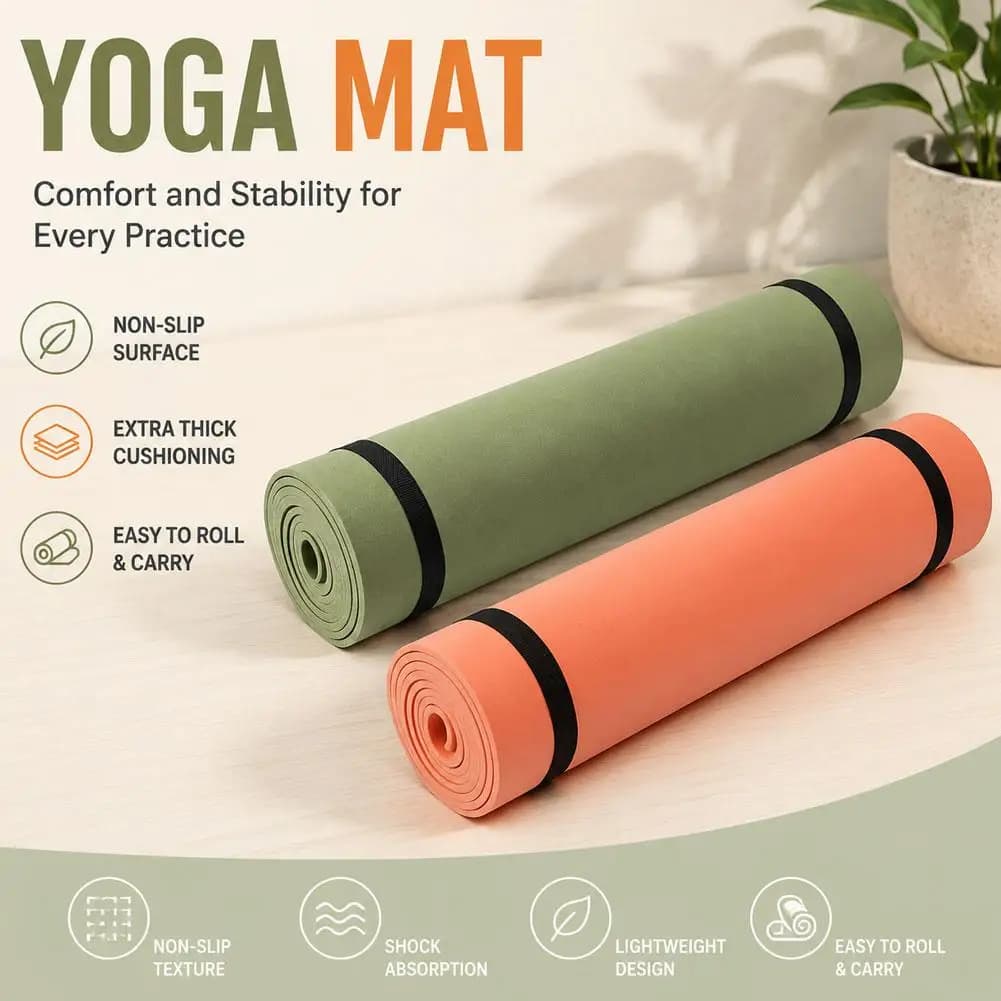 180x50cm Non-slip Pilates Yoga Mat Thick Portable Travel Fitness Exercise Pad For Exercise Yoga And Pilates Gymnastics