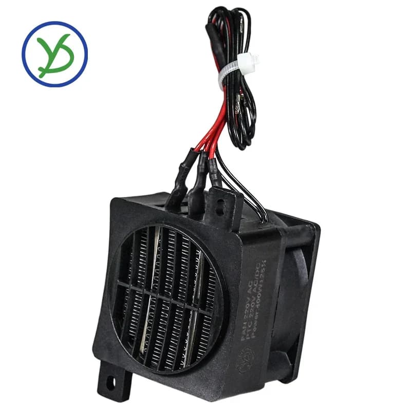 400W 24V DC incubatrice per uova riscaldatore termostatico PTC termoventilatore elemento riscaldante riscaldatore elettrico riscaldamento di piccoli spazi