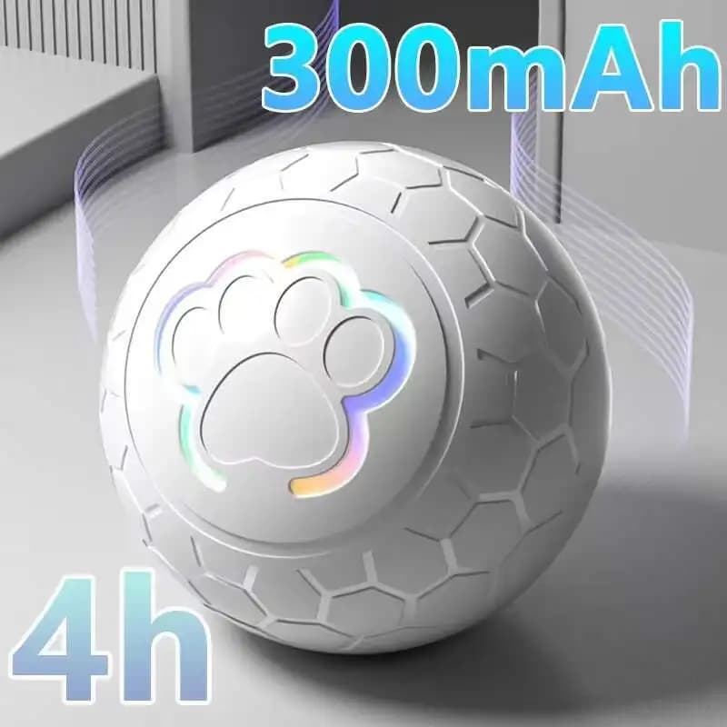 Smart Dog Toy Ball Electronic Interactive Toy for Pet Ball Automatic Bouncy Toy USB With RGB Lights Product for Cat Pubs