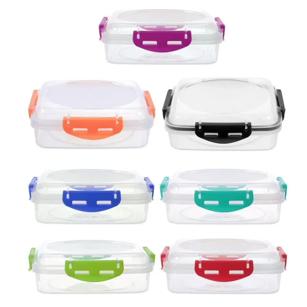 Lunch Box contenitori senza Bpa con coperchi ermetici per la conservazione della cucina anello di tenuta in Silicone per la preparazione dei pasti microonde