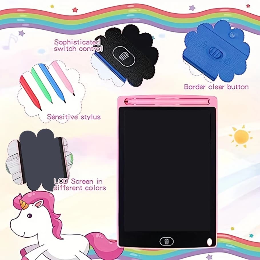 Giocattoli per bambini 4.4/6.5/8.5/10/12/16 pollici tavolo da disegno elettronico schermo LCD scrittura tavoletta grafica digitale elettronica