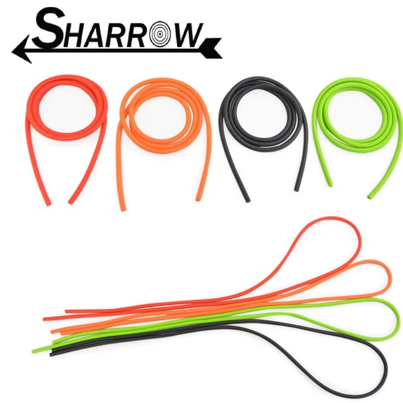 Silicone Rubber Tube 1m Replacement for Archery Peep Sight 1/8 1/4 3/16 Hole for Compound Bow Aiming Target Shooting Accessories