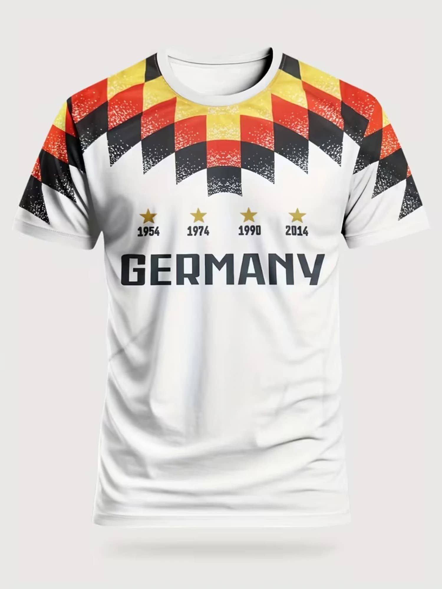 2026 New Fan German Football Jersey T-Shirt Quick Dry Breathable Lightweight Soccer Shirt Team Training Top For Men And Women