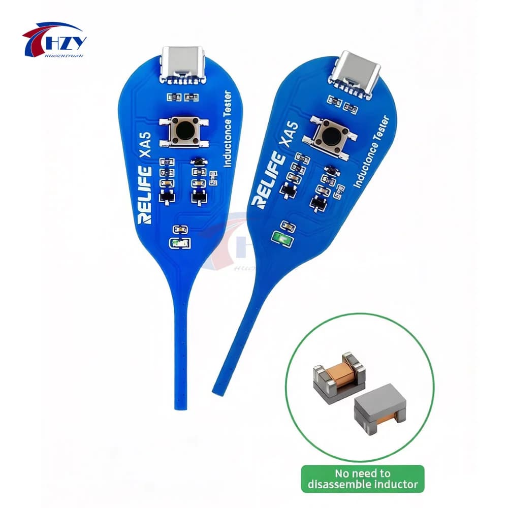 RELIFE XA5 Tester di Induttanza per Riparazione Schede Madri PCB di Telefoni, Strumento Diagnostico per Rilevamento Guasti Elettromagnetici Senza Contatto