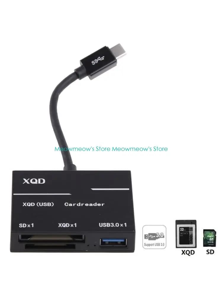 Lettore schede XQD per fotocamera W91A Wrrter Connettore per lettore schede memoria veloce