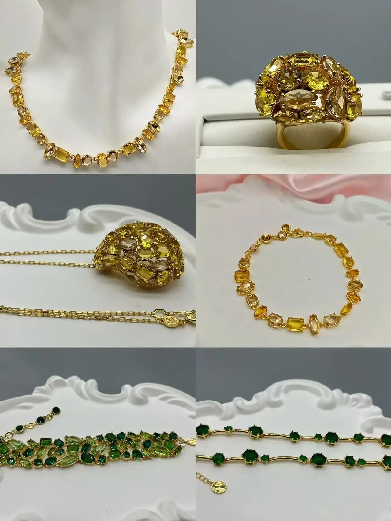 2026 Women's High-end Necklace Ring Earrings Luxury Light Multifunctional Jewelry Set High-end Accessories for Party
