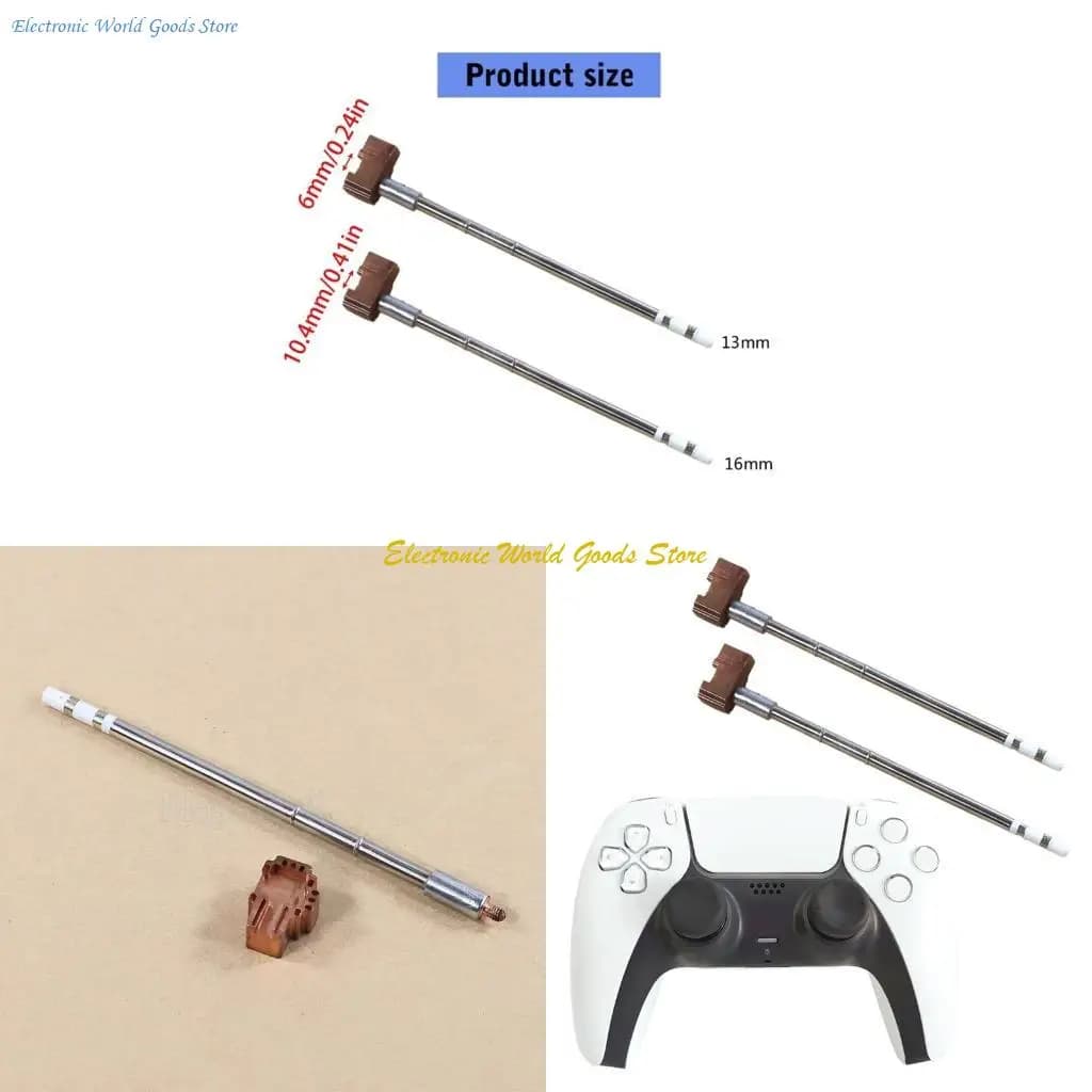 Kit di riparazione joystick Strumento professionale per smontaggio in metallo con punta per saldatore per servire rimozione stick controller per giocatori