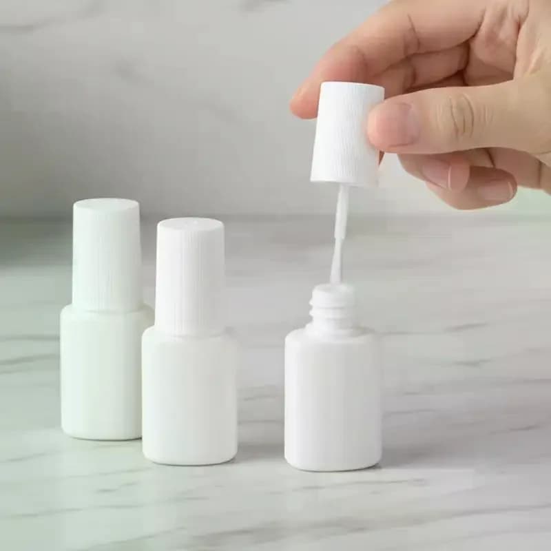 10 flaconi vuoti da 10 ml per smalto, barattoli ricaricabili, flaconi per smalto con tappo a pennello, contenitore cosmetico