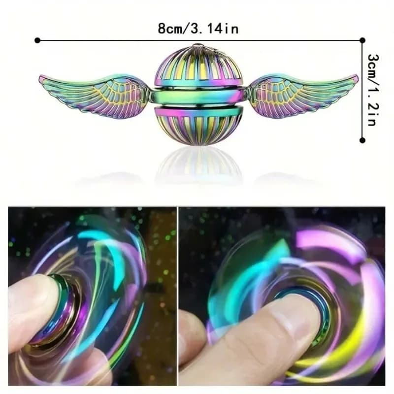Magic Hypnotic Fidget Spinner, Focus a lungo raggio e giocattolo per alleviare l'ansia per l'ufficio e l'aula, regalo sensoriale perfetto per Halloween