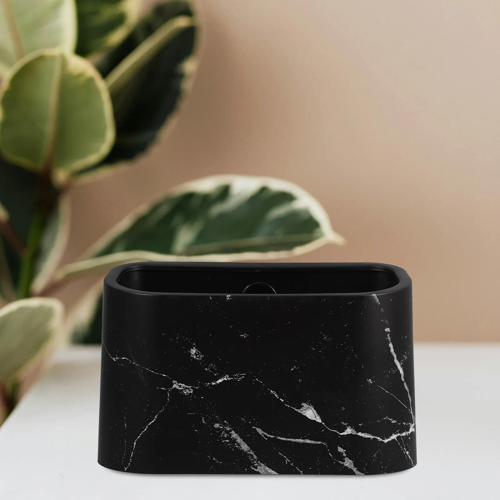 Mini Cestino da Scrivania, Contenitore per Rifiuti Senza Coperchio per Ufficio, Risparmio di Spazio, in Materiale PP, Design Moderno ed Elegante