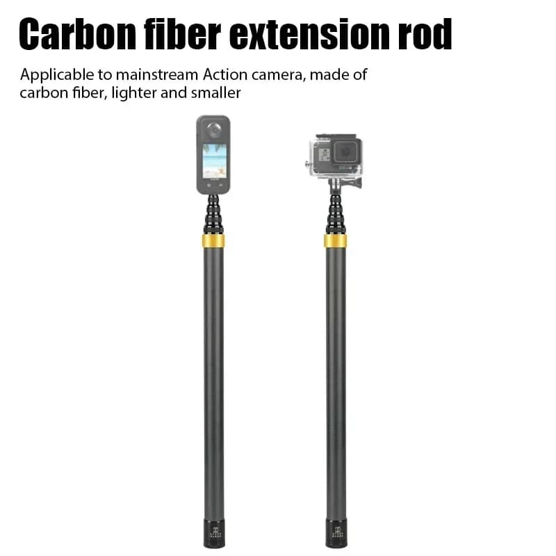 Selfie Stick invisibile in fibra di carbonio edizione estesa per Insta360 X3 GO3 Action 4 accessori 300CM DJI GoPro 10 Selfie Stick