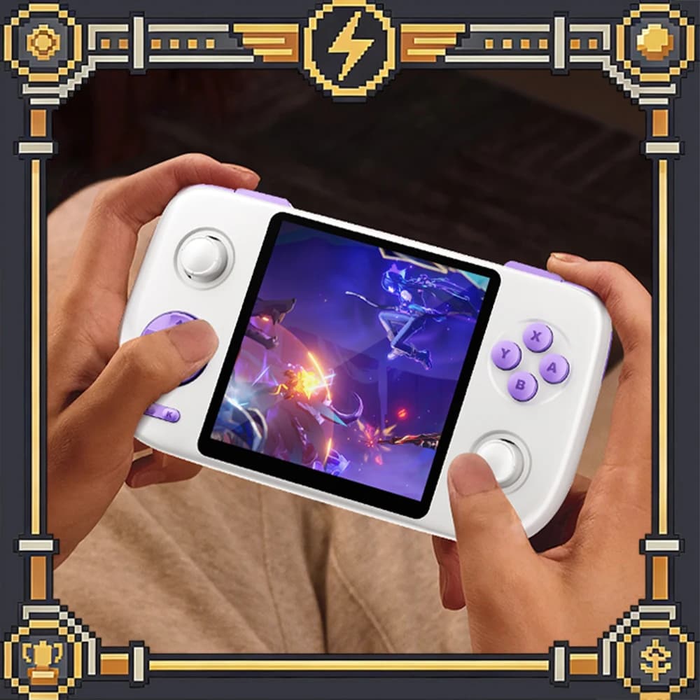 Console di Gioco GAMEMT E3 Vigor con Schermo IPS da 3,95 Pollici 120Hz, Batteria da 5000mAh, Doppio Joystick, Supporto WiFi 2.4G
