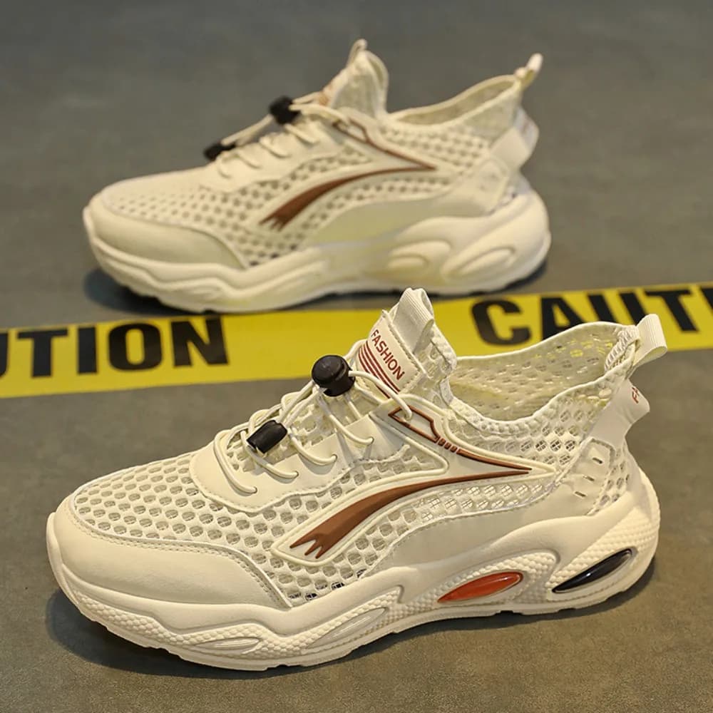 Sandali Casual Traspiranti in Mesh Slip-On 2026 per l'Estate, Scarpe da Guida, da Spiaggia e da Pesca, Sandali alla Moda con Fori per la Pesca in Acqua