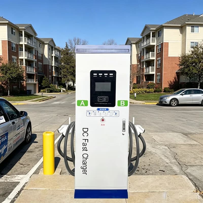 Stazione di Ricarica CCS1 Livello 3, Caricatore Rapido DC 150kW Adatto per Veicoli Elettrici Americani