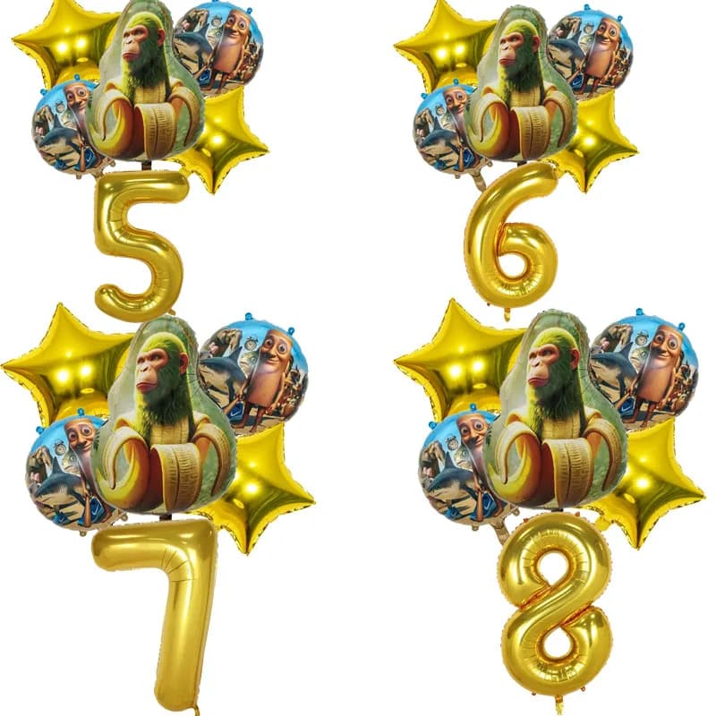 Palloncini Decorativi a Tema Animali Italiani per Feste di Compleanno, Giocattoli per Feste per Bambini, Baby Shower