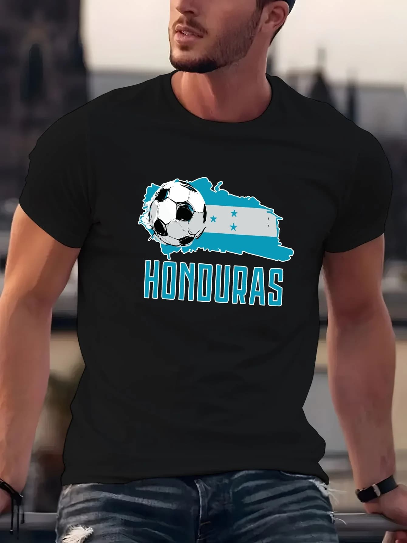 T-shirt da uomo Football Is Life, casual, elegante, a maniche corte, girocollo, per l'estate, in misto poliestere traspirante