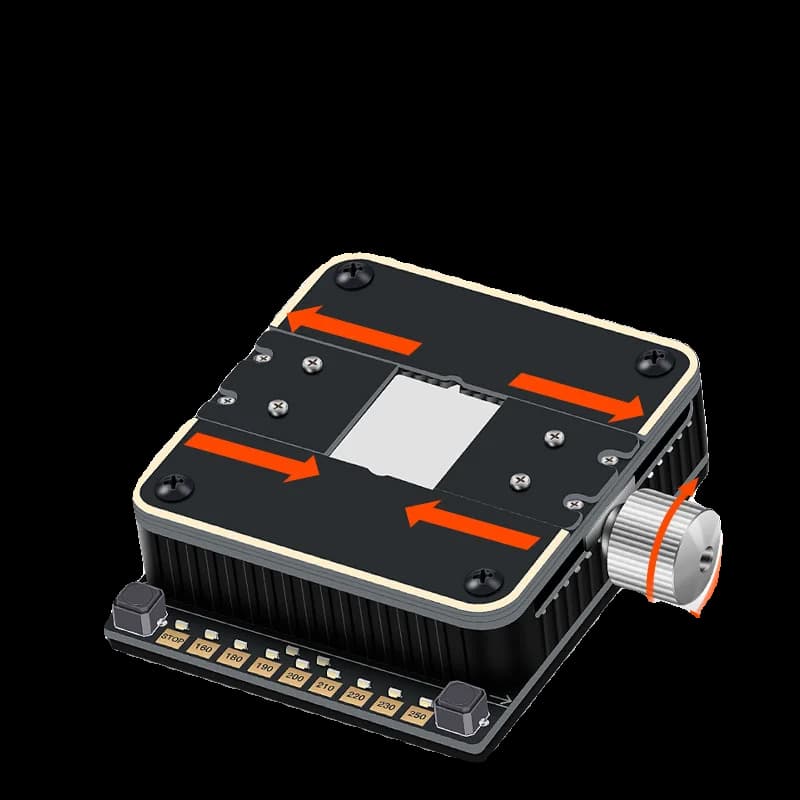 Chip degumming and tin removal heating table No air gun soldering iron heating No suction tin belt No damage pad Tin chip