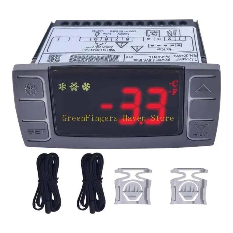 Il regolatore della temperatura grado commerciale F68D per le apparecchiature refrigerazione include sonda per sensore e