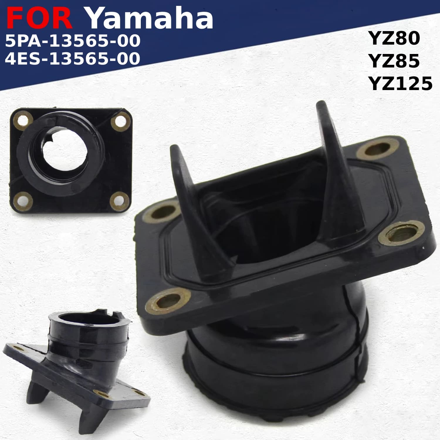 Moto Carburatore Collettore di Aspirazione Colla Stivali Per Yamaha YZ125 YZ 125 YZ85 YZ80 4ES-13565-00 5PA-13565-00