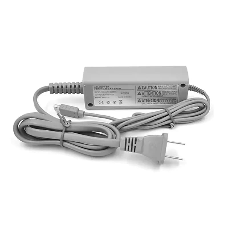 Caricatore CA 100-240 V per controller gamepad Wii U Adattatore CA con spina USA/UE Adattatore di alimentazione per gamepad WiiU