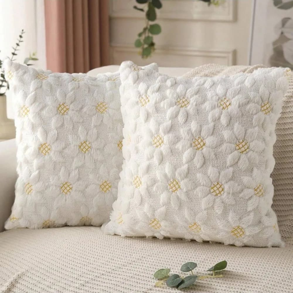 Decorazioni per la casa Fodera per cuscino con coniglio Federa quadrata calda 45 cm Fodera per cuscino per divano Camera da letto