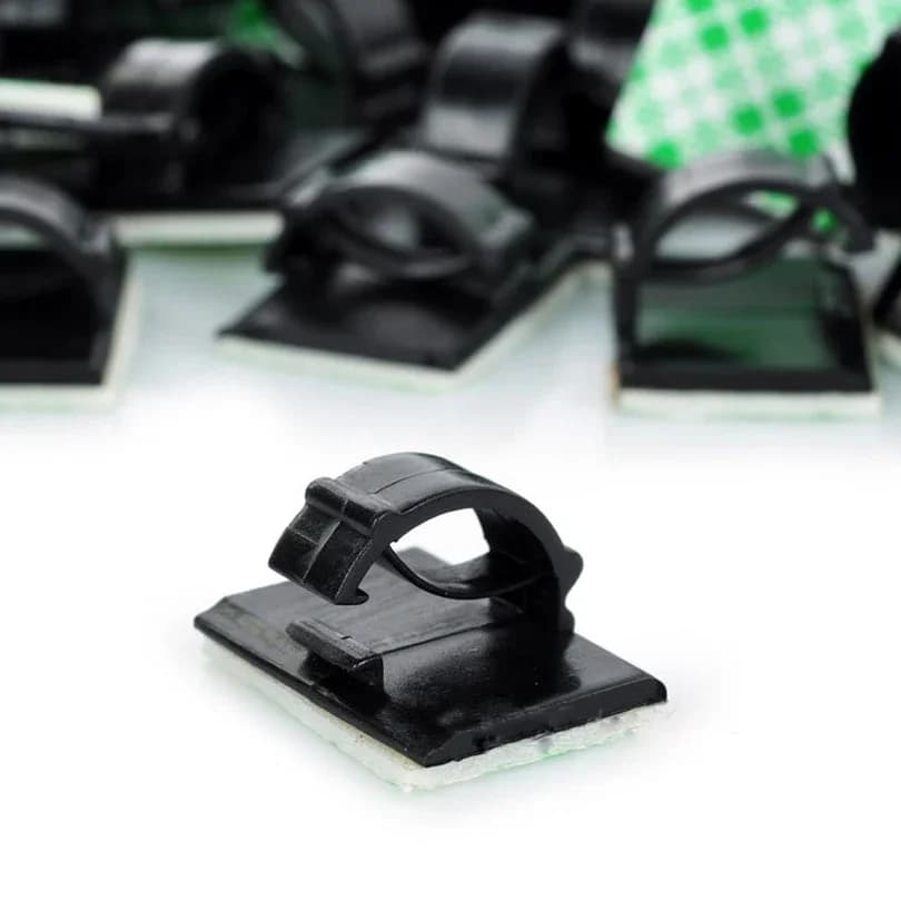 Genuino Adesivo Cavo Pinze Morsetti Auto del Legare del Legame del Supporto del Legare Del Supporto di Goccia per Auto/Office/Home (95-100PCS)