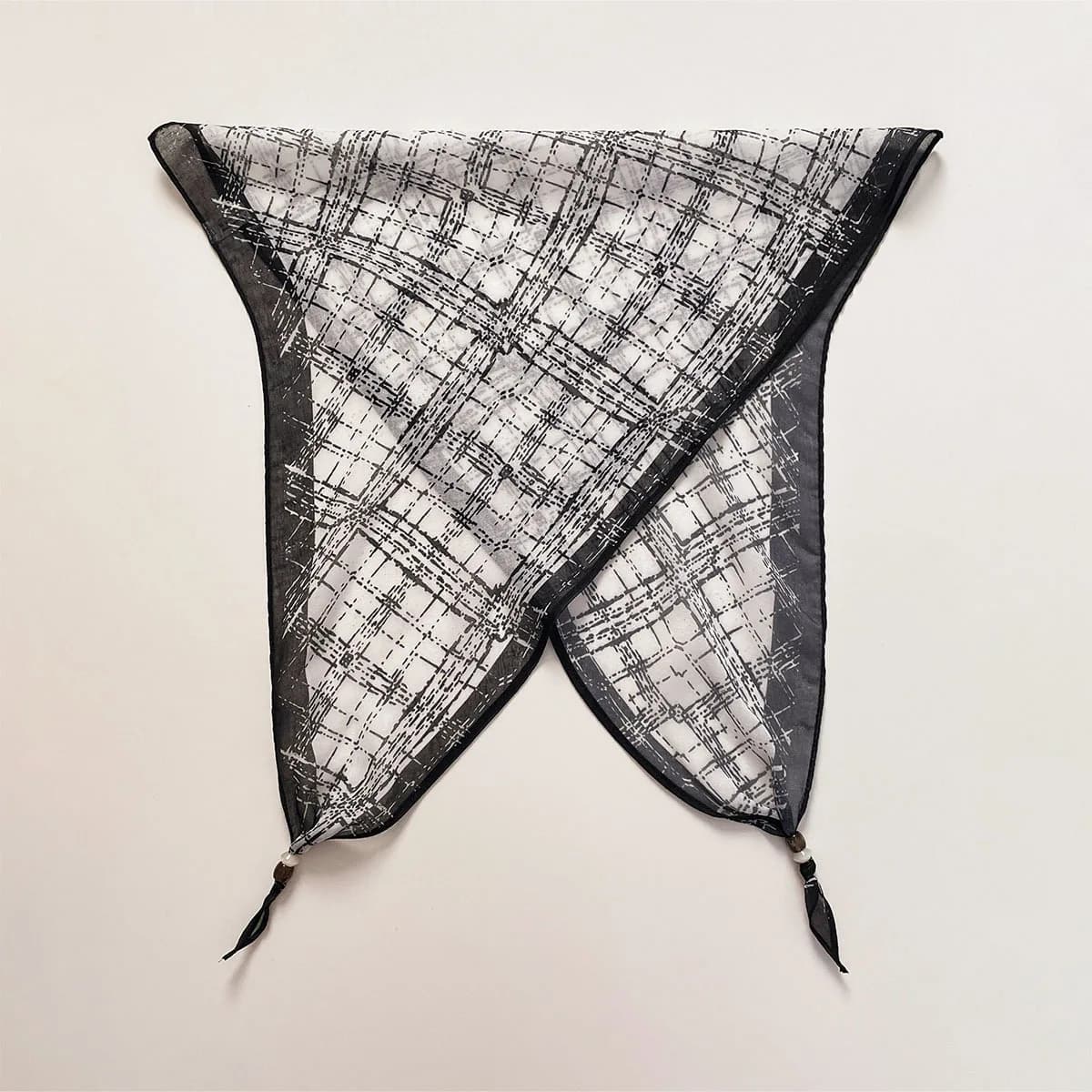 Nuovo Sciarpa Triangolare da Donna, Foulard, Fascia per Capelli, Stampa, Hijab, Bandana, Pashmina