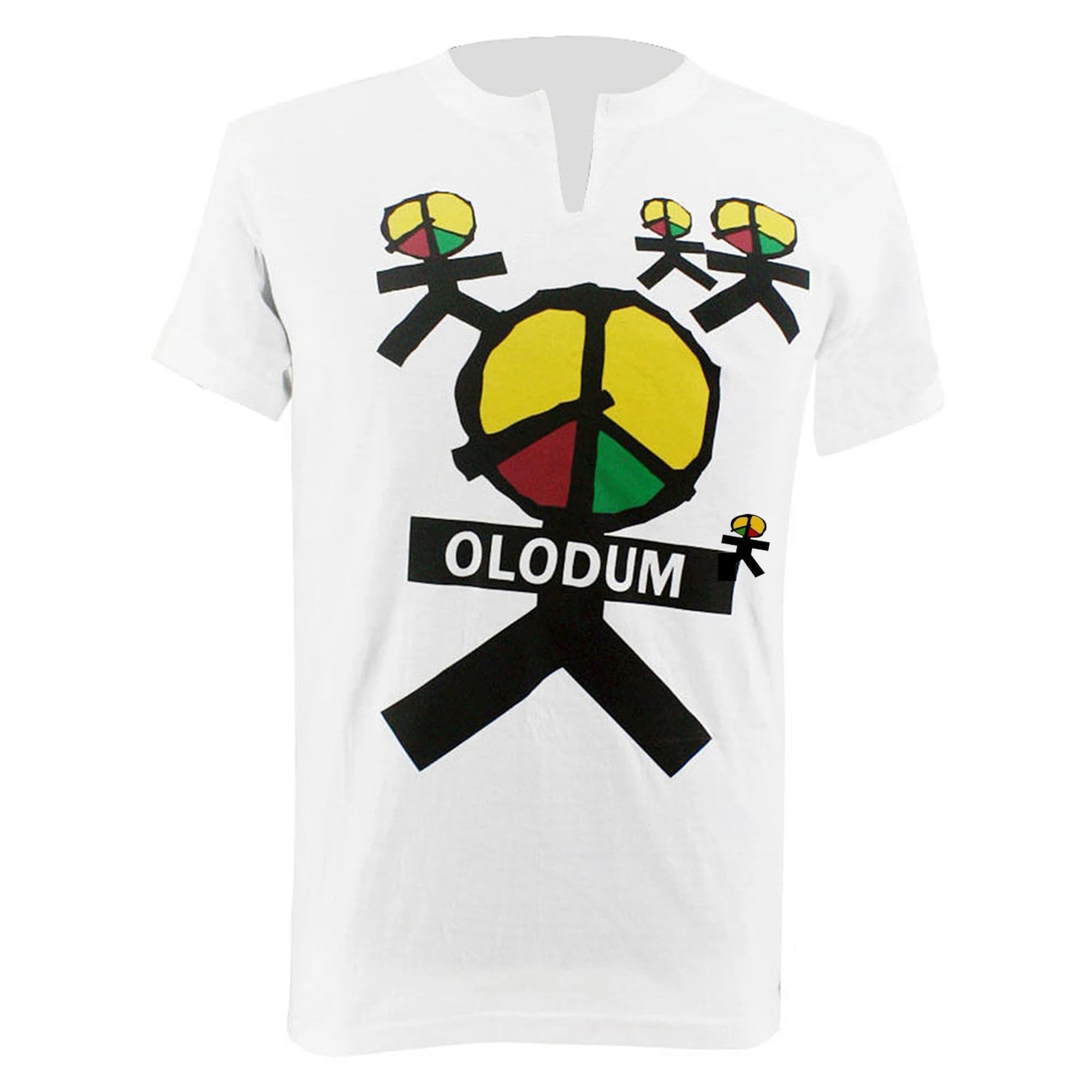 Moda Brasile Retro Antiwar OLODUM Cotone 100% T-shirt bianca Estate - Michael Jackson